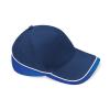 Teamwear competition cap French Navy/Bright Royal/White