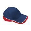 Teamwear competition cap French Navy/Classic Red