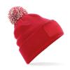 Snowstar® patch beanie Classic Red/Off White