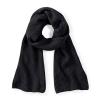 Metro knitted scarf Black