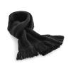 Classic knitted scarf Black
