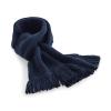 Classic knitted scarf French Navy