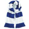 Stadium scarf Bright Royal/White