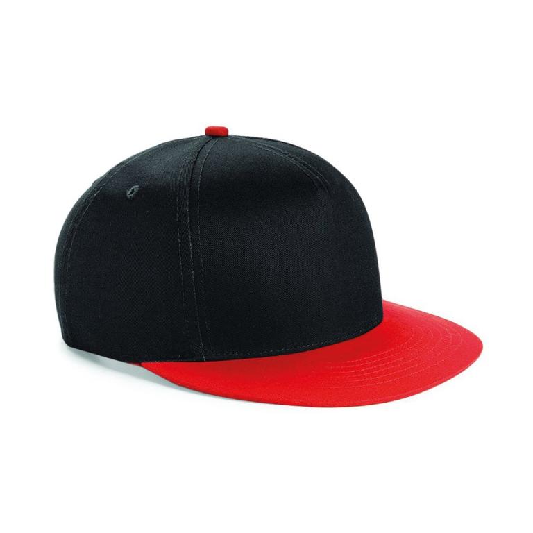 Youth snapback Black/Bright Red