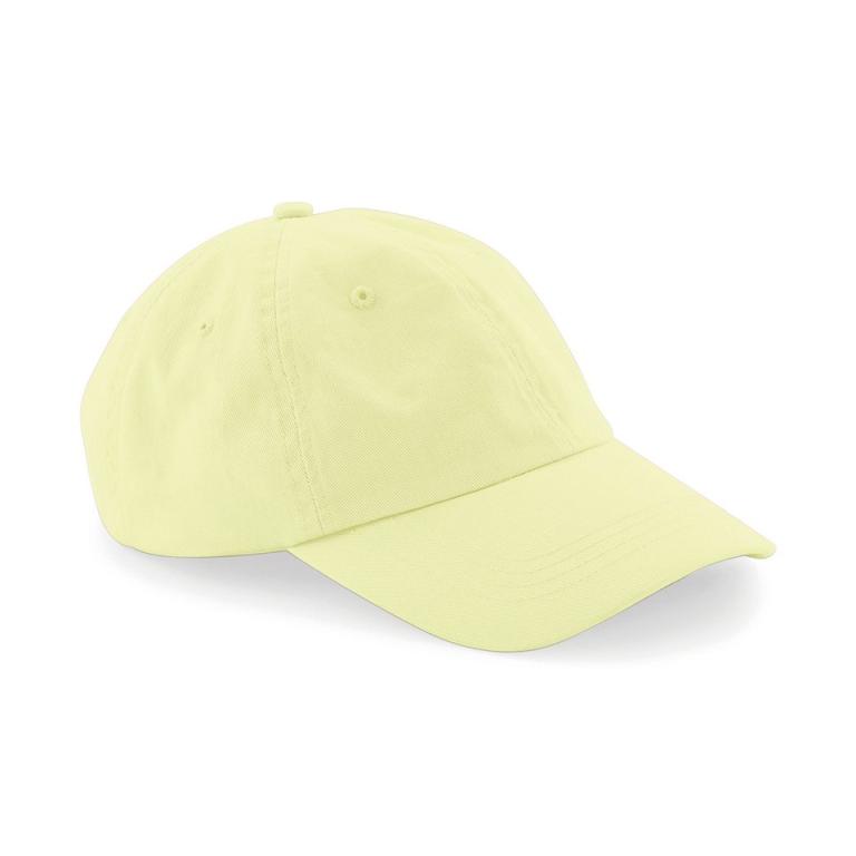 Low-profile 6-panel dad cap Pastel Lemon