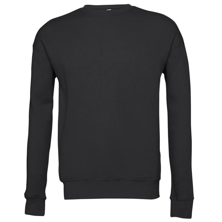 Unisex drop shoulder fleece Dark Grey