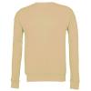 Unisex drop shoulder fleece Heather Sand Dune