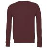 Unisex drop shoulder fleece Maroon