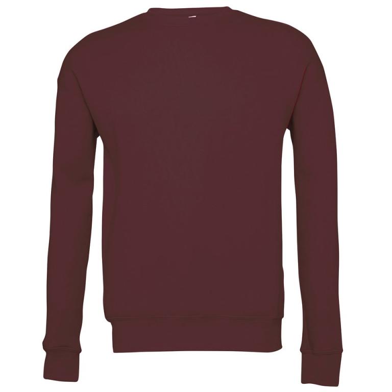 Unisex drop shoulder fleece Maroon