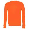 Unisex drop shoulder fleece Orange