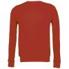 Unisex drop shoulder fleece Red