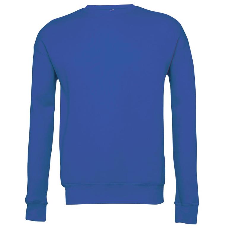 Unisex drop shoulder fleece True Royal