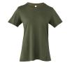 Women's relaxed Jersey short sleeve tee Military Green