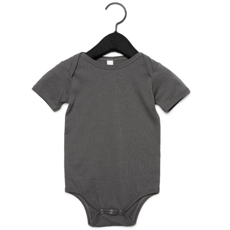 Baby Jersey short sleeve one piece Asphalt