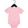 Baby Jersey short sleeve one piece Pink