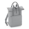 Twin handle roll-top backpack Light Grey