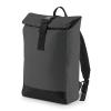 Reflective roll-top backpack Black Reflective