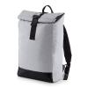 Reflective roll-top backpack Silver Reflective