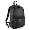 Faux leather fashion backpack Black