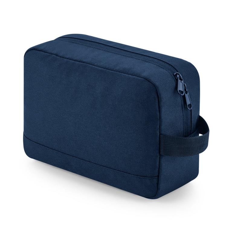 Recycled essentials wash bag Navy