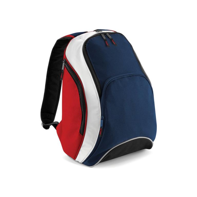 Teamwear backpack French Navy/Classic Red/White