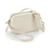 Boutique structured cross body bag Oyster