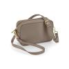 Boutique structured cross body bag Taupe