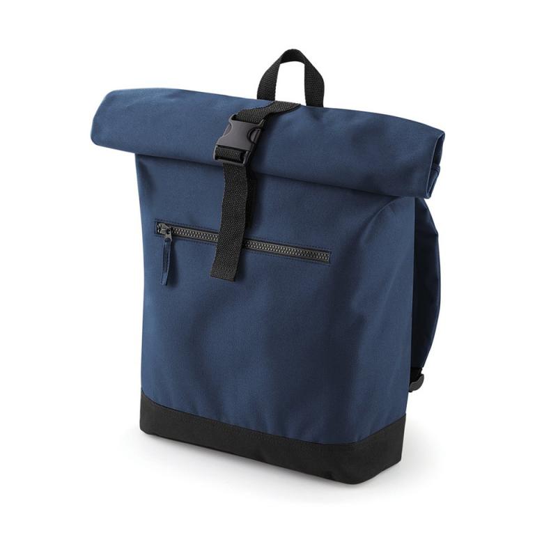 Roll-top backpack French Navy