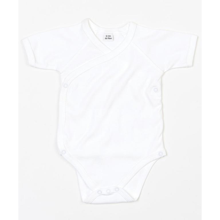 Baby organic kimono bodysuit Organic White