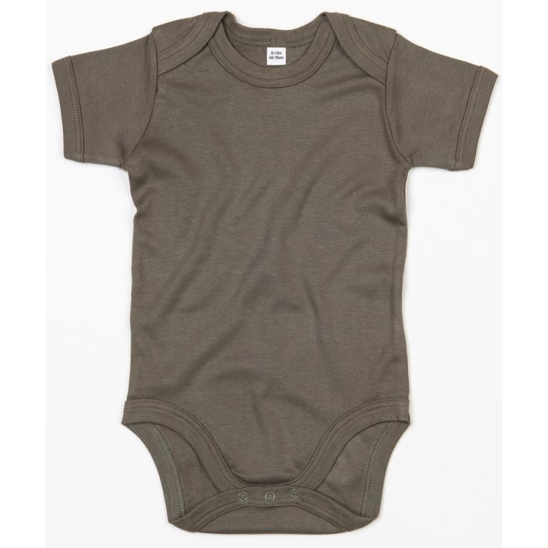 Baby bodysuit Organic Camouflage Green