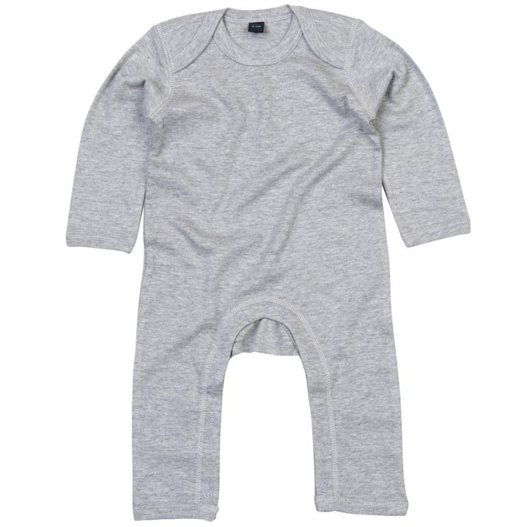 Baby rompersuit Heather Grey Melange