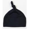 Baby one-knot hat Black