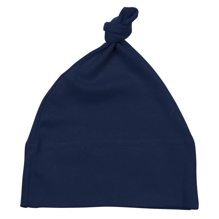 Baby one-knot hat Nautical Navy