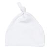 Baby one-knot hat White