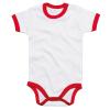 Ringer bodysuit White/Red