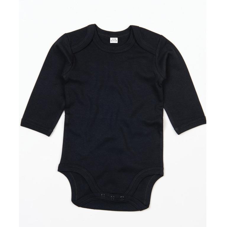 Baby organic long sleeve bodysuit Organic Black