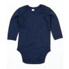 Baby organic long sleeve bodysuit Organic Nautical Navy