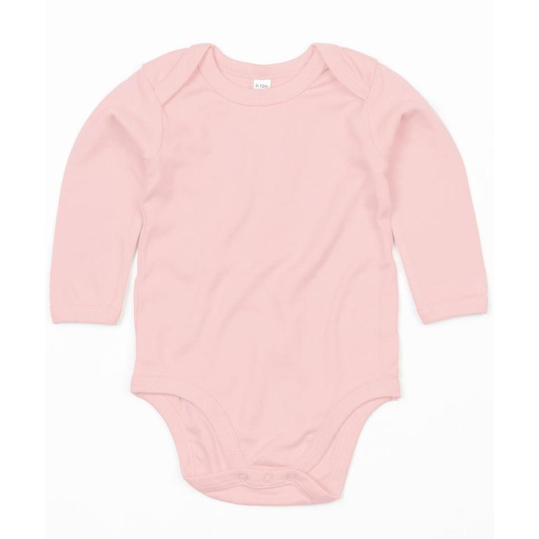 Baby organic long sleeve bodysuit Organic Powder Pink