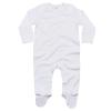 Baby organic envelope sleepsuit with mitts Organic White