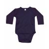 Baby long sleeve kimono bodysuit Nautical Navy