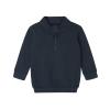 Baby ¼-zip sweatshirt Navy