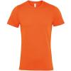 Unisex Jersey crew neck t-shirt Burnt Orange