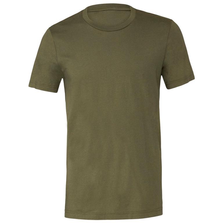 Unisex Jersey crew neck t-shirt Military Green