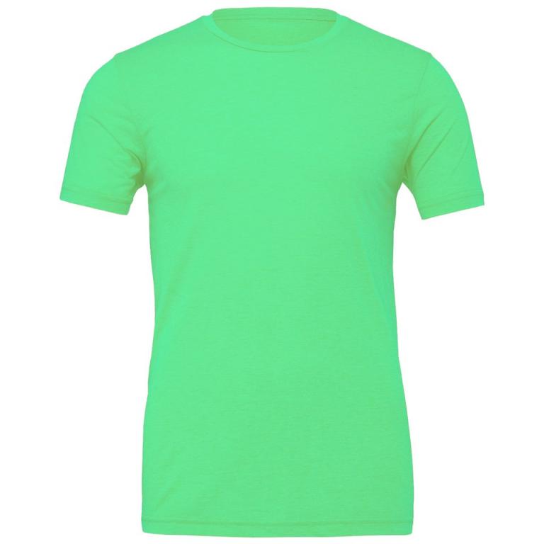 Unisex Jersey crew neck t-shirt Synthetic Green