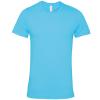 Unisex Jersey crew neck t-shirt Turquoise