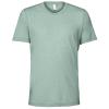 Unisex triblend crew neck t-shirt Dusty Blue Triblend