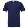 Unisex triblend crew neck t-shirt Navy Triblend