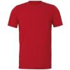 Unisex triblend crew neck t-shirt Solid Red Triblend