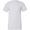 Unisex triblend crew neck t-shirt White Fleck Triblend