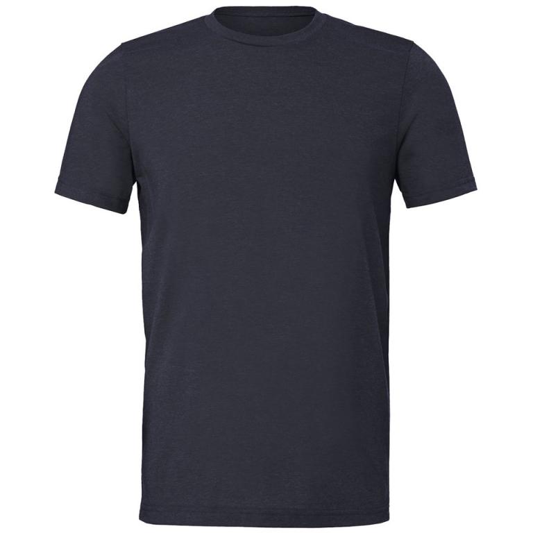 Unisex sueded tee Heather Navy